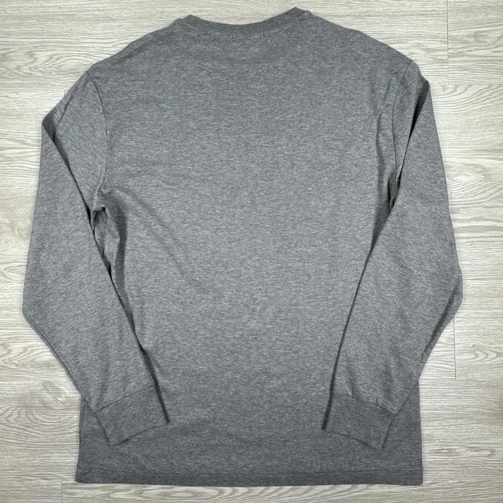 Polo Ralph Lauren Mens T-Shirt Classic Fit Gray Small Long Sleeve Pony Logo